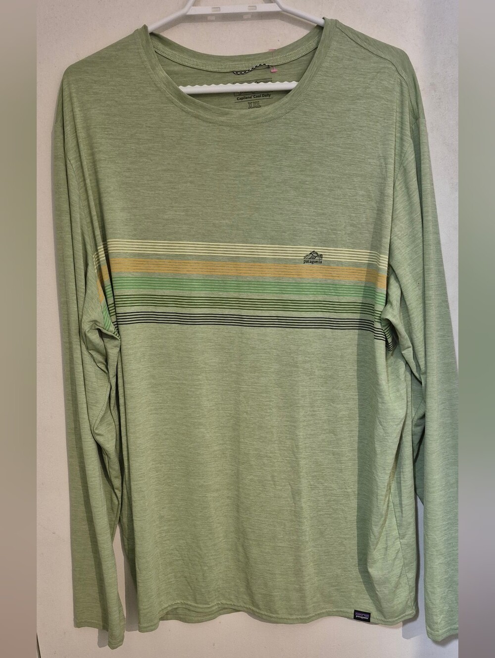 Patagonia Men Long Sleeve Capilene Cool Daily Graphic Shirt Sz.XXL